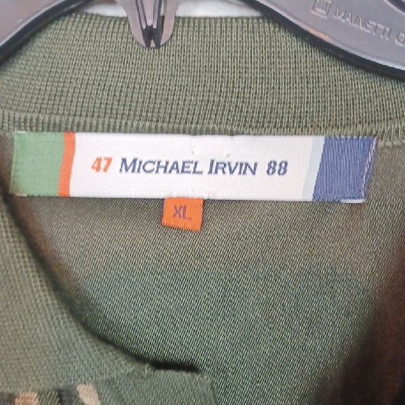 Vintage Michael Irvin 88 Button Down Cable Knit Shirt Size XL - Picture 5 of 10